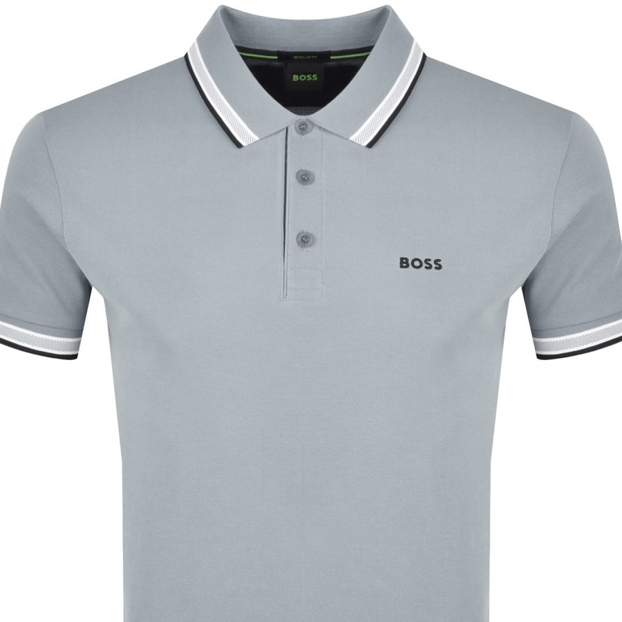 Image number 2 for BOSS Paddy Polo T Shirt Grey