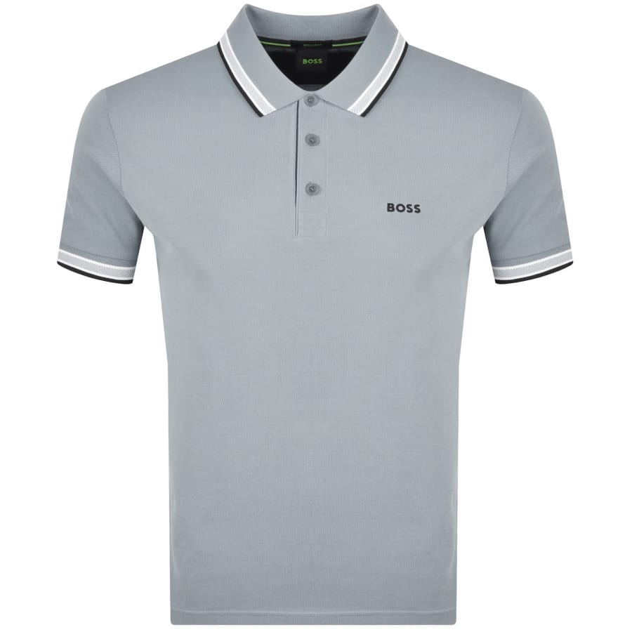 Image number 1 for BOSS Paddy Polo T Shirt Grey