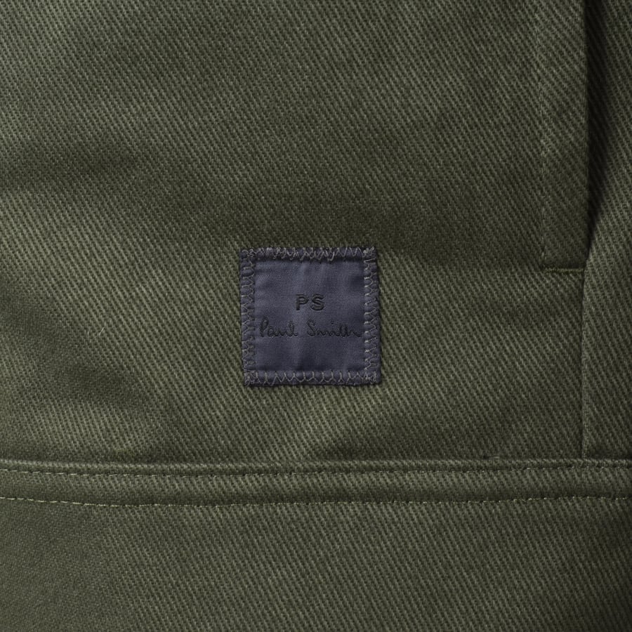 Image number 3 for Paul Smith Zip Overshirt Green