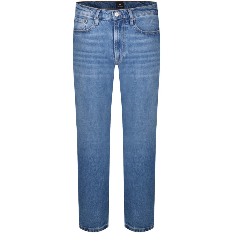 Image number 2 for Paul Smith Slim Tapered Jeans Blue