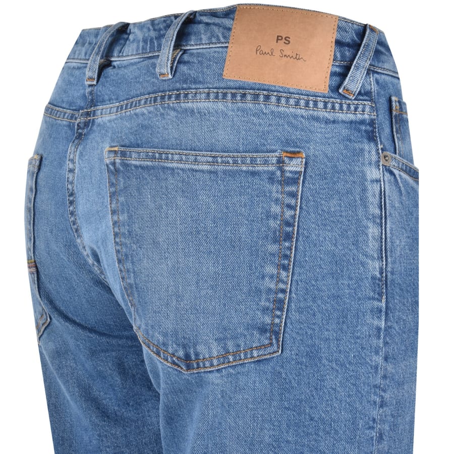 Image number 4 for Paul Smith Slim Tapered Jeans Blue