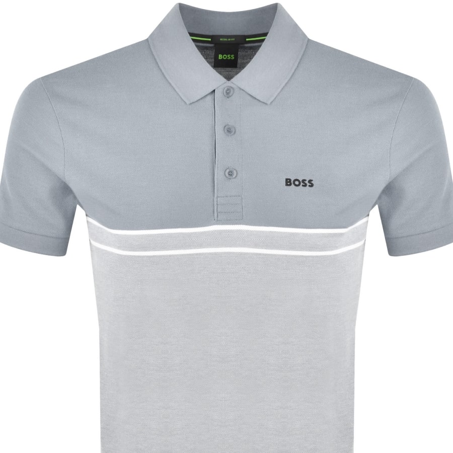 Image number 2 for BOSS Paddy NXT Polo T Shirt Grey