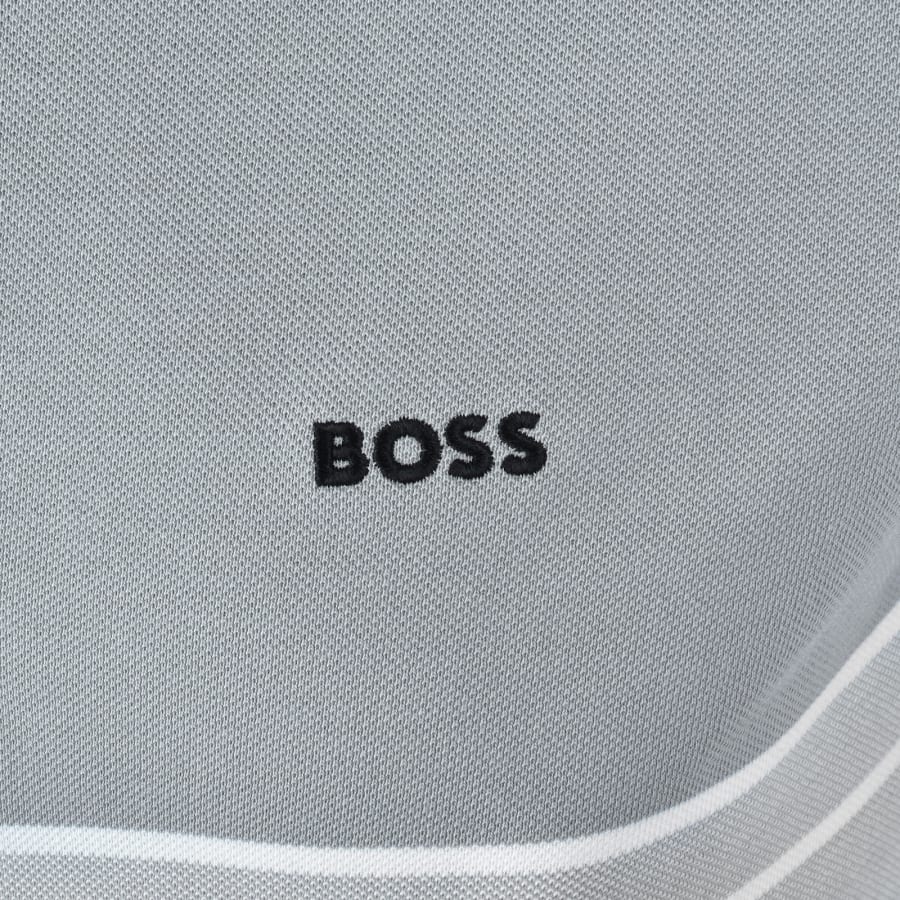 Image number 3 for BOSS Paddy NXT Polo T Shirt Grey