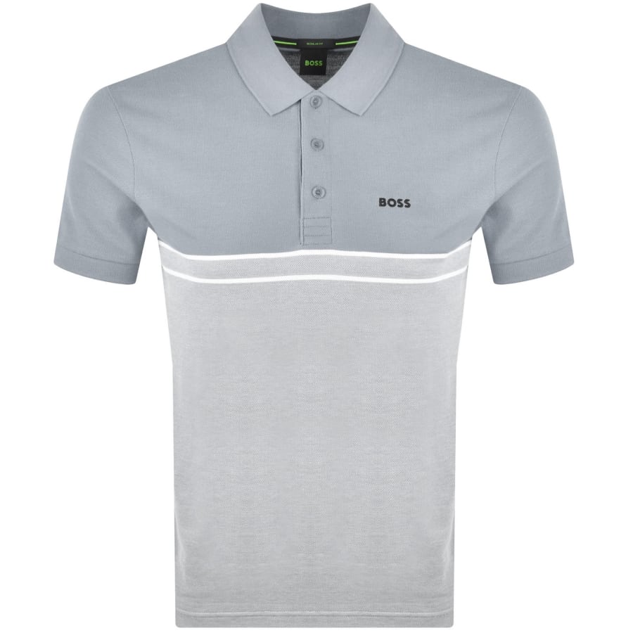 Image number 1 for BOSS Paddy NXT Polo T Shirt Grey