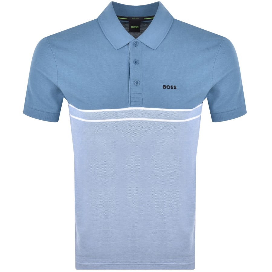 Image number 1 for BOSS Paddy NXT Polo T Shirt Blue