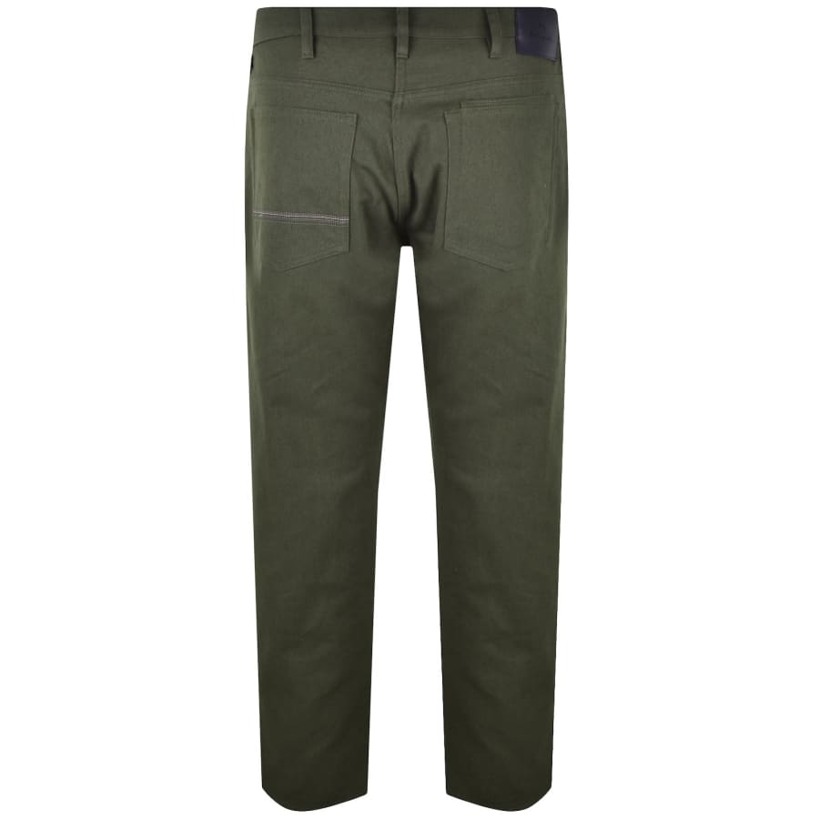 Image number 3 for Paul Smith Relaxed Tapered Jeans Green