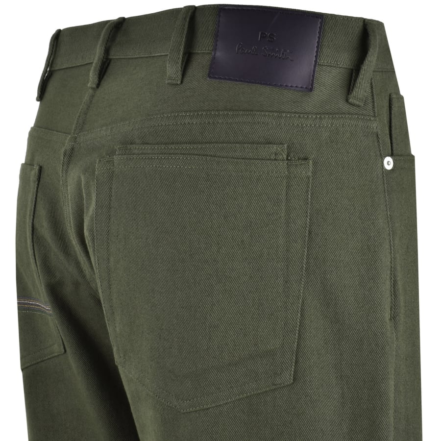 Image number 5 for Paul Smith Relaxed Tapered Jeans Green