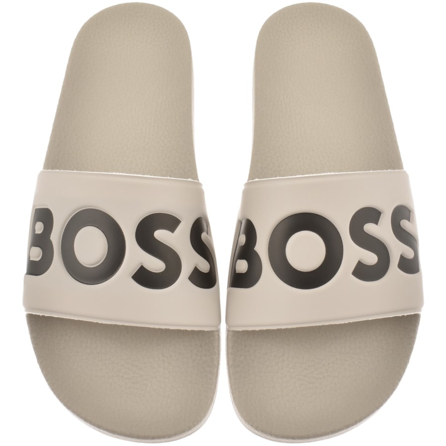 Image number 1 for BOSS Aryeh Sliders Open Beige