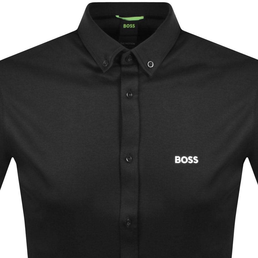 Image number 2 for BOSS ST Motion Short Sleeve Shirt Black