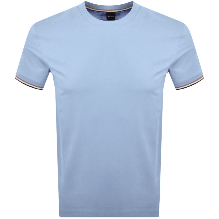 Image number 1 for BOSS Thompson 04 Jersey T Shirt Blue