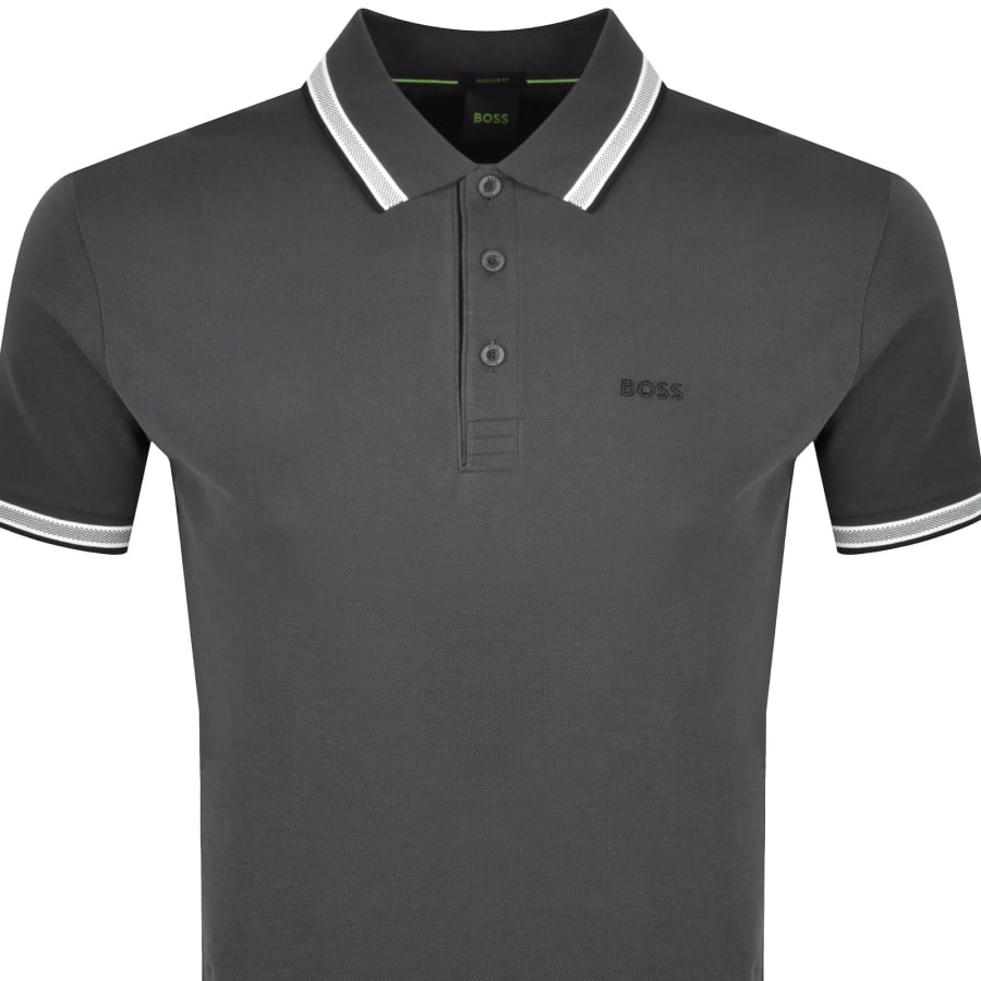 Image number 2 for BOSS Paddy Polo T Shirt Grey