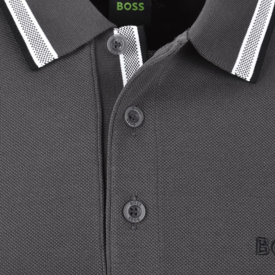 Image number 4 for BOSS Paddy Polo T Shirt Grey