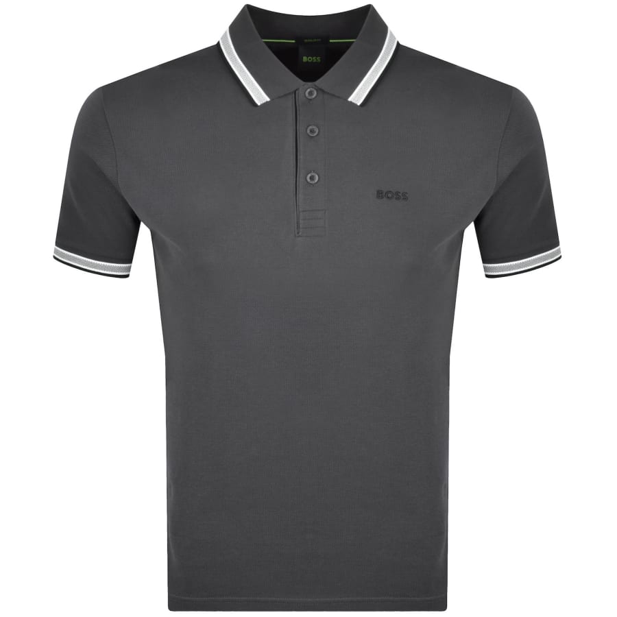Image number 1 for BOSS Paddy Polo T Shirt Grey
