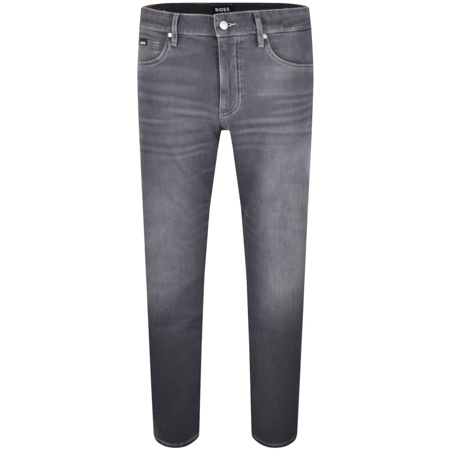 Image number 2 for BOSS C Delaware Slim Fit Jeans Mid Wash Grey