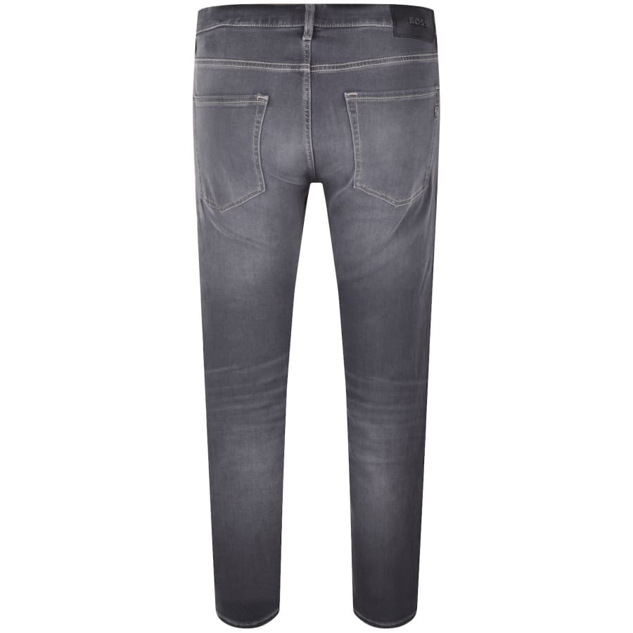 Image number 3 for BOSS C Delaware Slim Fit Jeans Mid Wash Grey