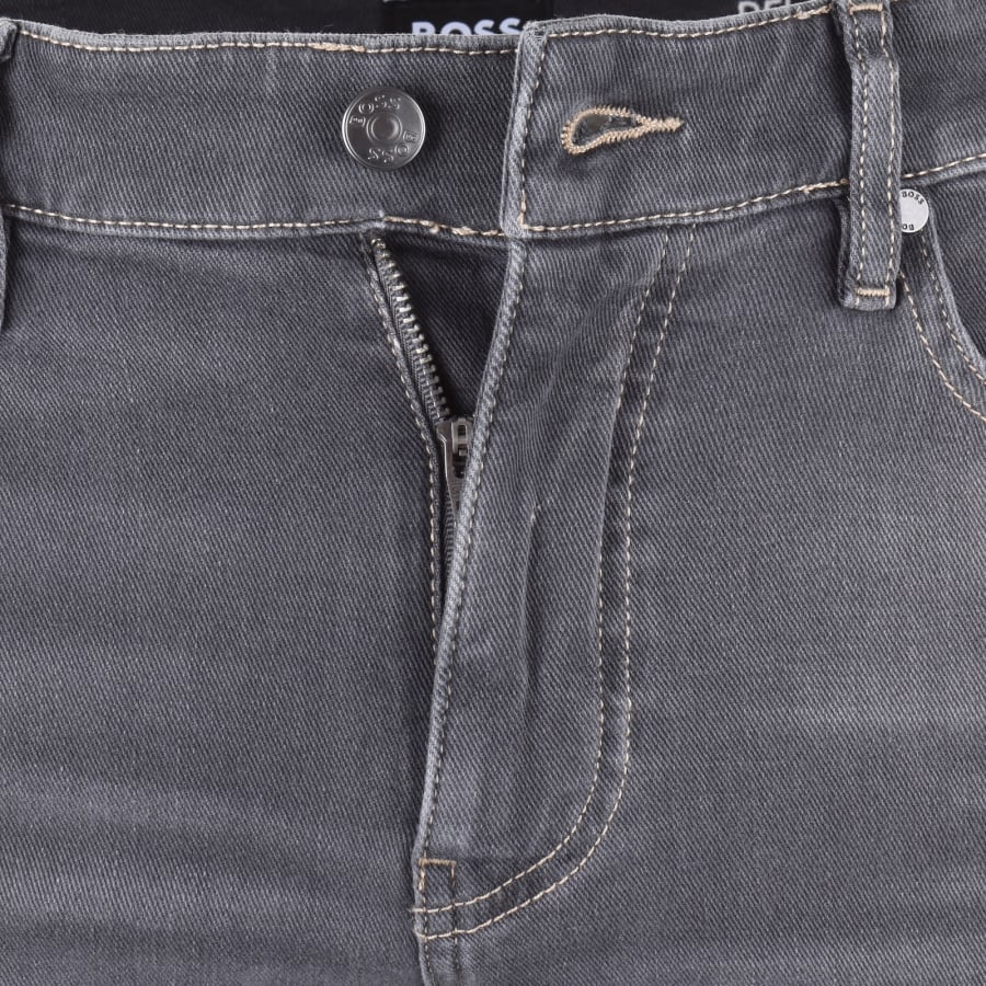 Image number 5 for BOSS C Delaware Slim Fit Jeans Mid Wash Grey