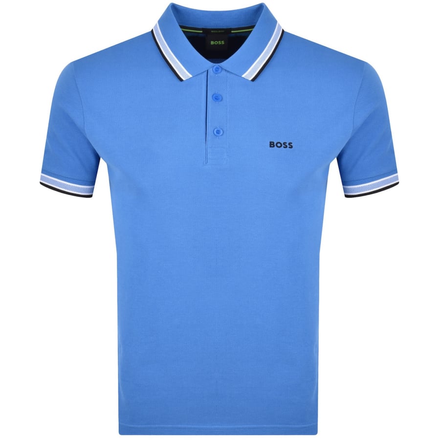 Image number 1 for BOSS Paddy Polo T Shirt Blue