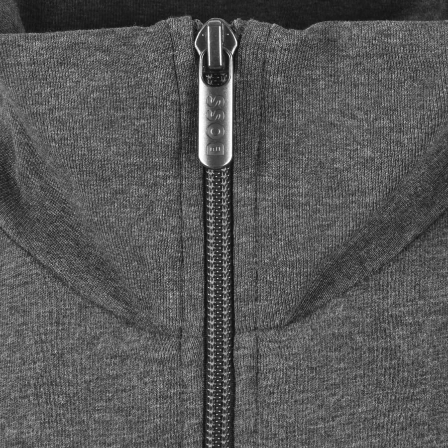 Image number 4 for BOSS Mix And Match Full Zip Sweatshirt Grey