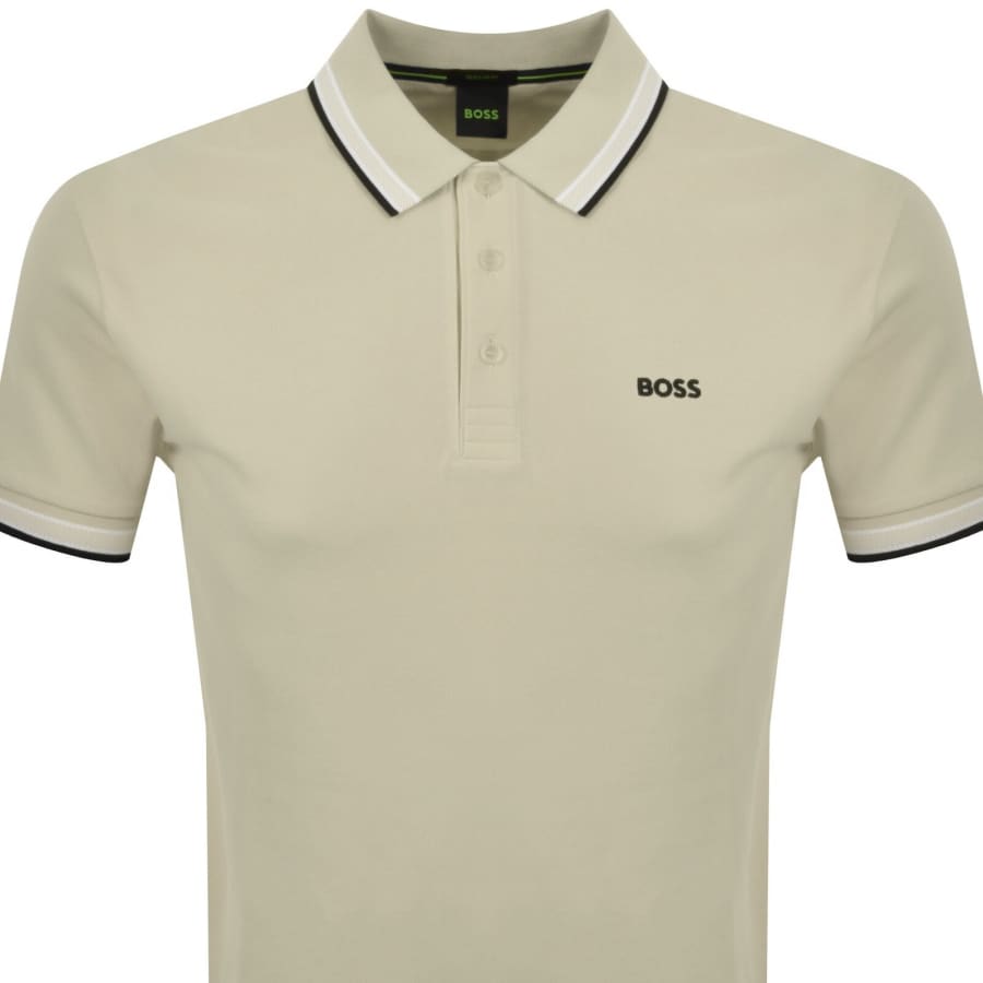 Image number 2 for BOSS Paddy Polo T Shirt Light Beige