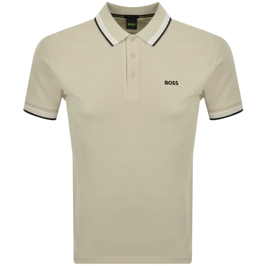 Image number 1 for BOSS Paddy Polo T Shirt Light Beige