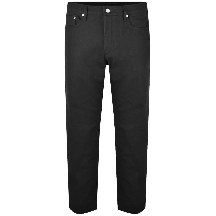 Image number 2 for Paul Smith Relaxed Tapered Jeans Black