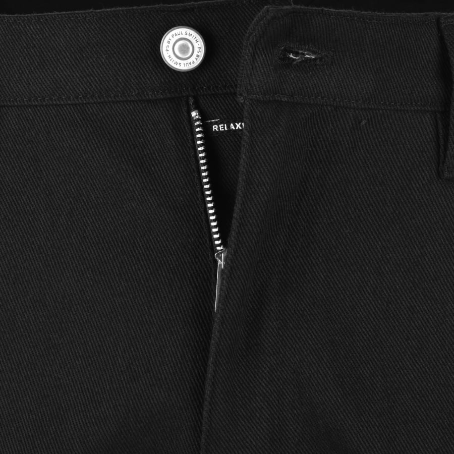 Image number 4 for Paul Smith Relaxed Tapered Jeans Black