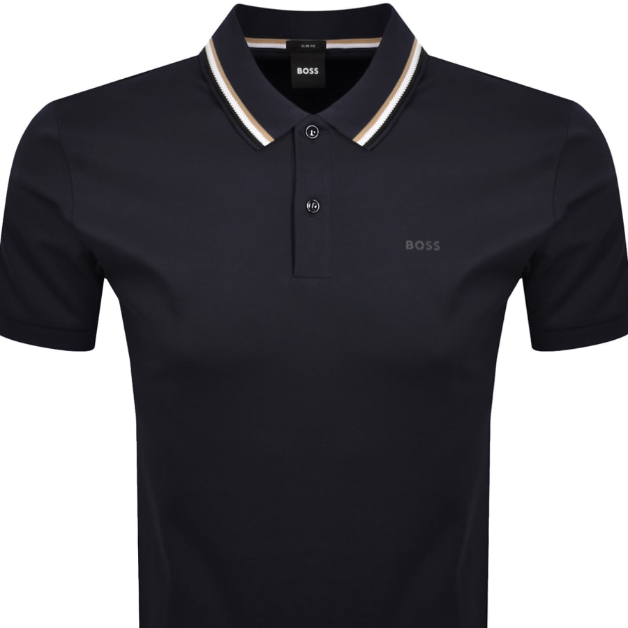 Image number 2 for BOSS Penrose 38 Polo T Shirt Navy