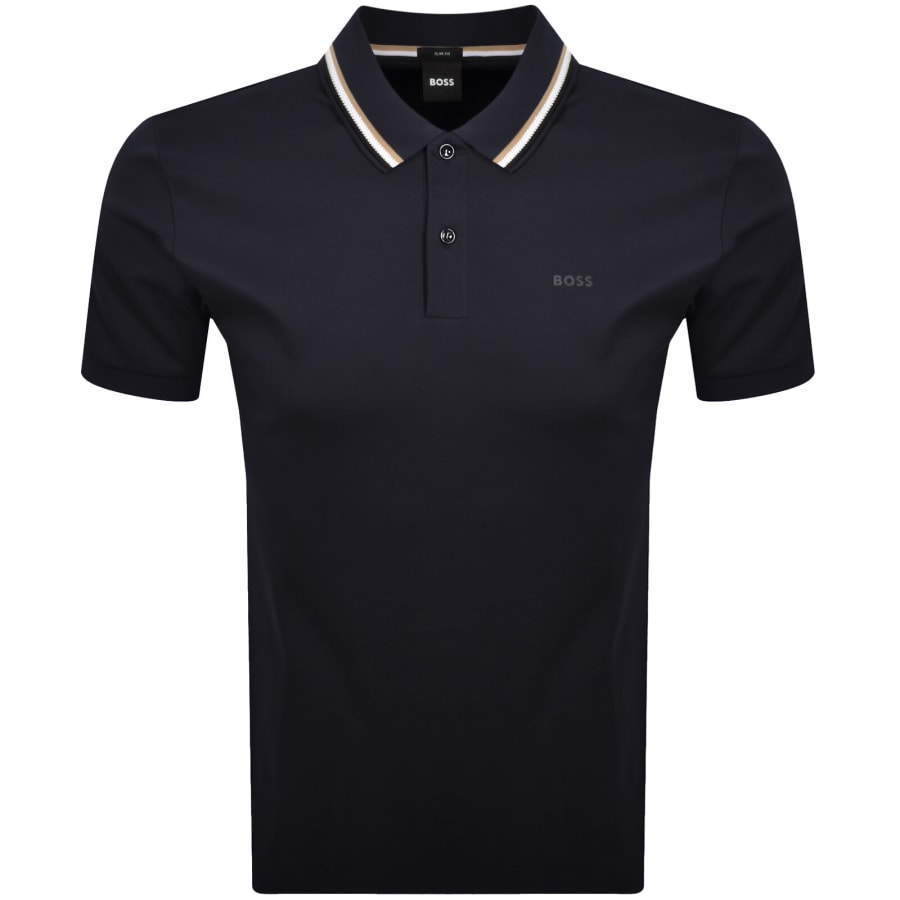 Image number 1 for BOSS Penrose 38 Polo T Shirt Navy