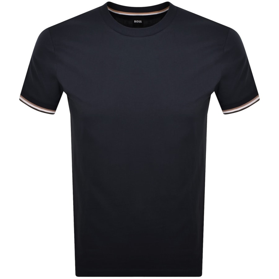 Image number 1 for BOSS Thompson 04 Jersey T Shirt Navy