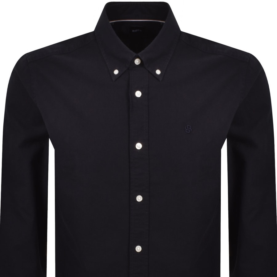 Image number 2 for BOSS H Liam Shirt Dark Blue