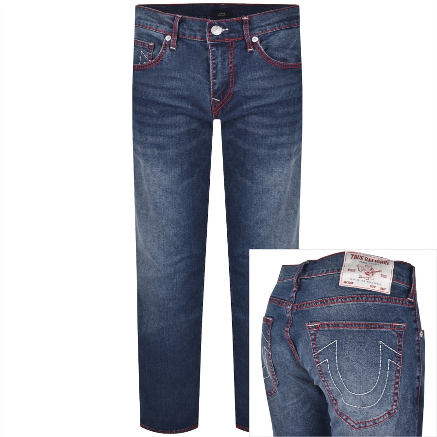 Image number 1 for True Religion Geno Big T NF Slim Jeans Blue