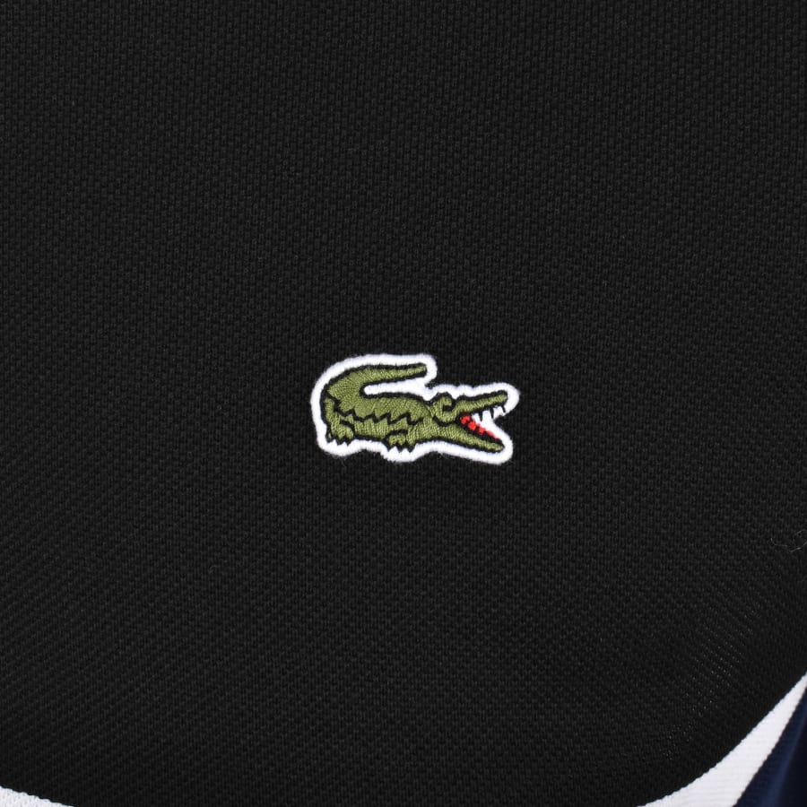 Image number 3 for Lacoste Colour Block Polo T Shirt Black