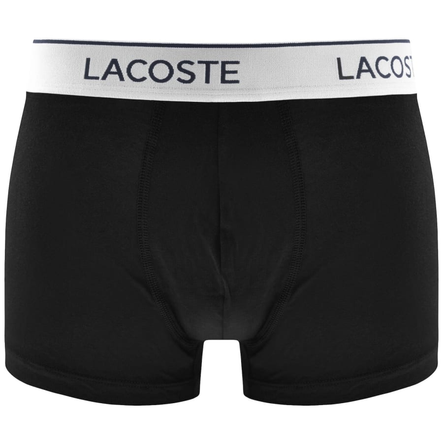 Image number 2 for Lacoste Underwear 3 Pack Boxer Black