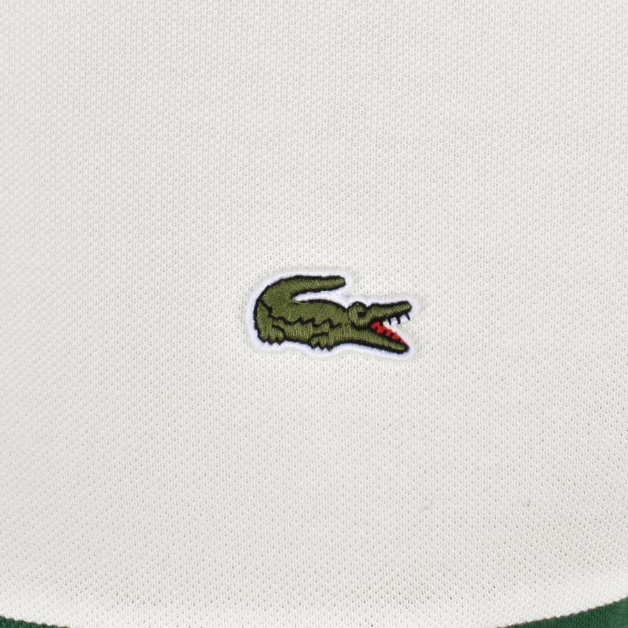 Image number 3 for Lacoste Colour Block Polo T Shirt White