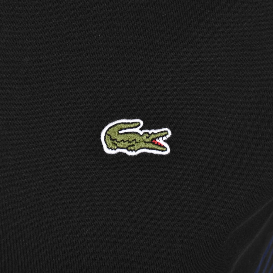 Image number 3 for Lacoste Colour Block T Shirt Black