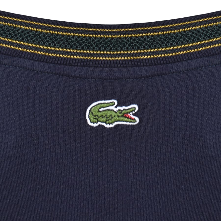 Image number 4 for Lacoste Classic Fit T Shirt Navy
