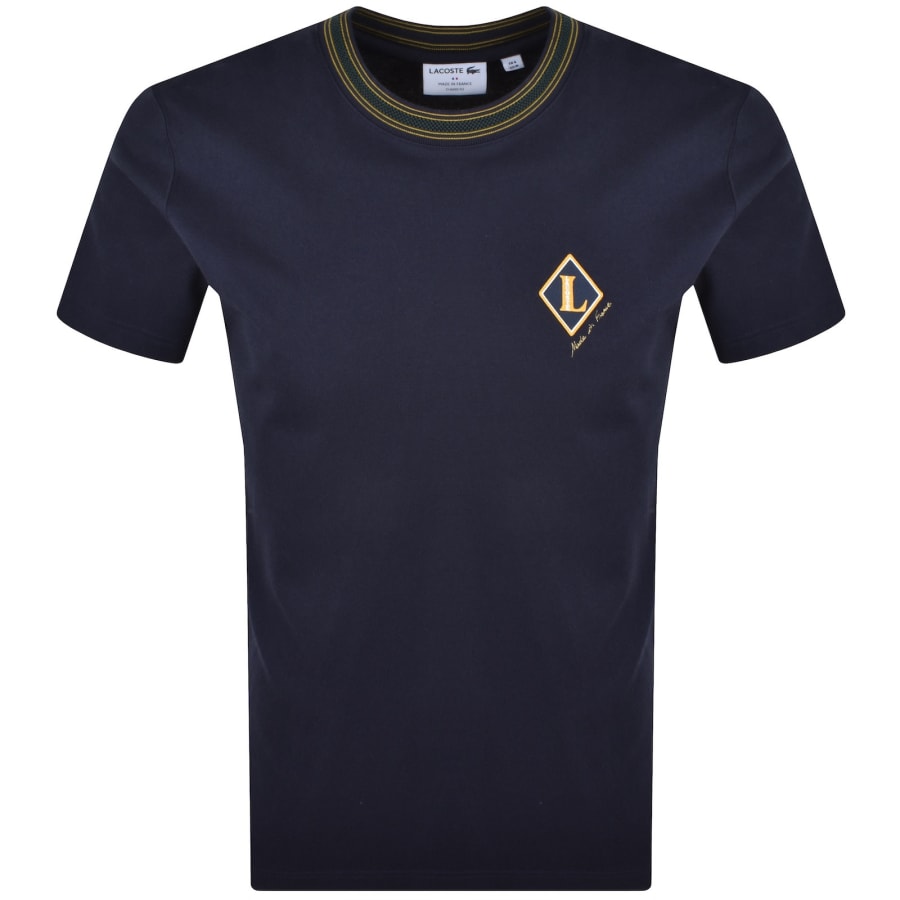 Image number 1 for Lacoste Classic Fit T Shirt Navy