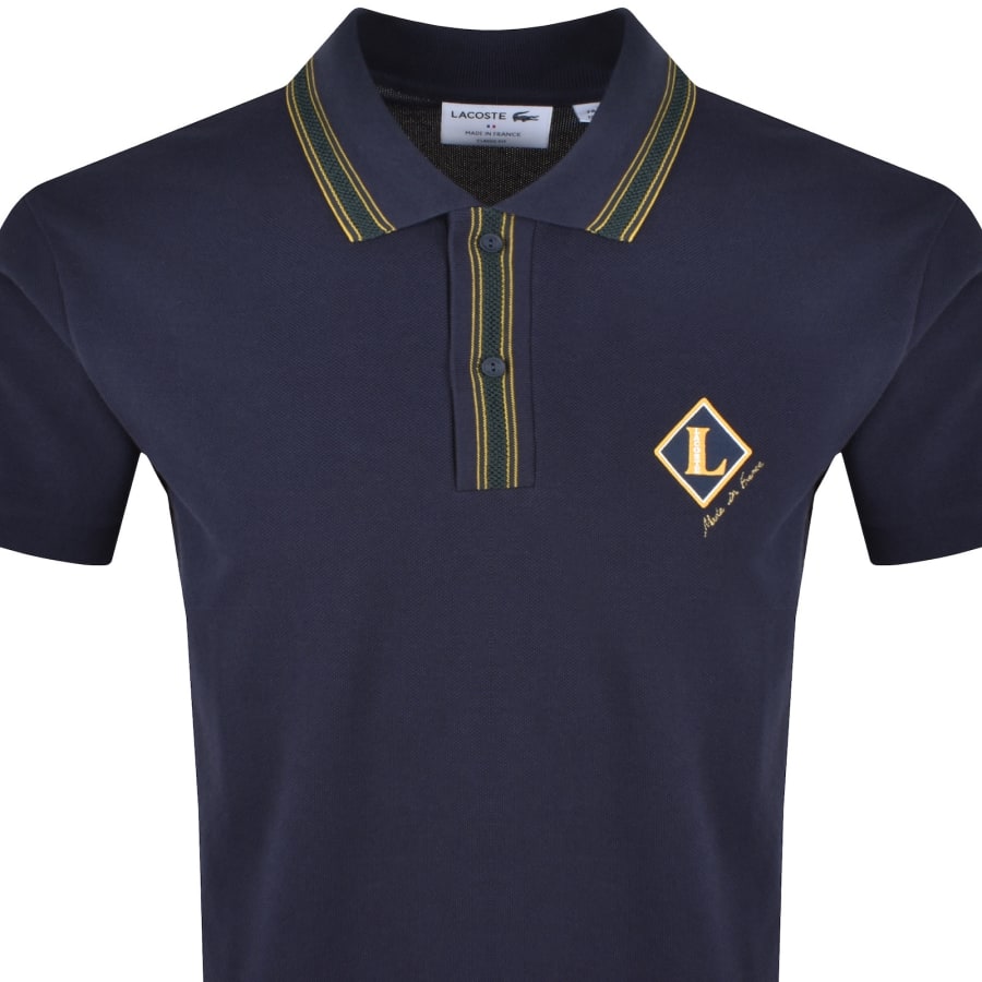 Image number 2 for Lacoste Classic Fit Polo T Shirt Navy