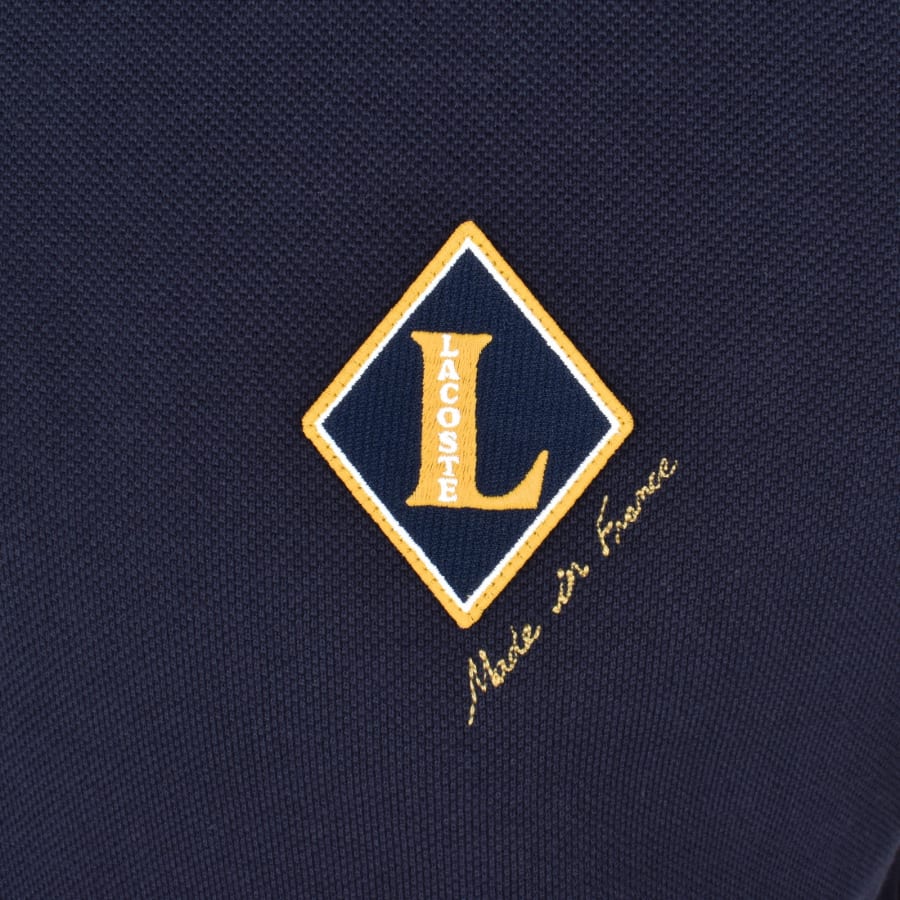 Image number 3 for Lacoste Classic Fit Polo T Shirt Navy
