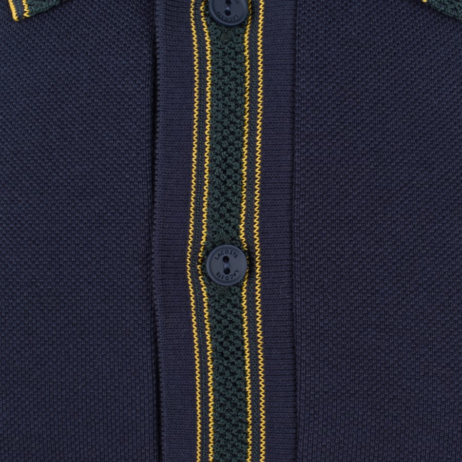 Image number 4 for Lacoste Classic Fit Polo T Shirt Navy