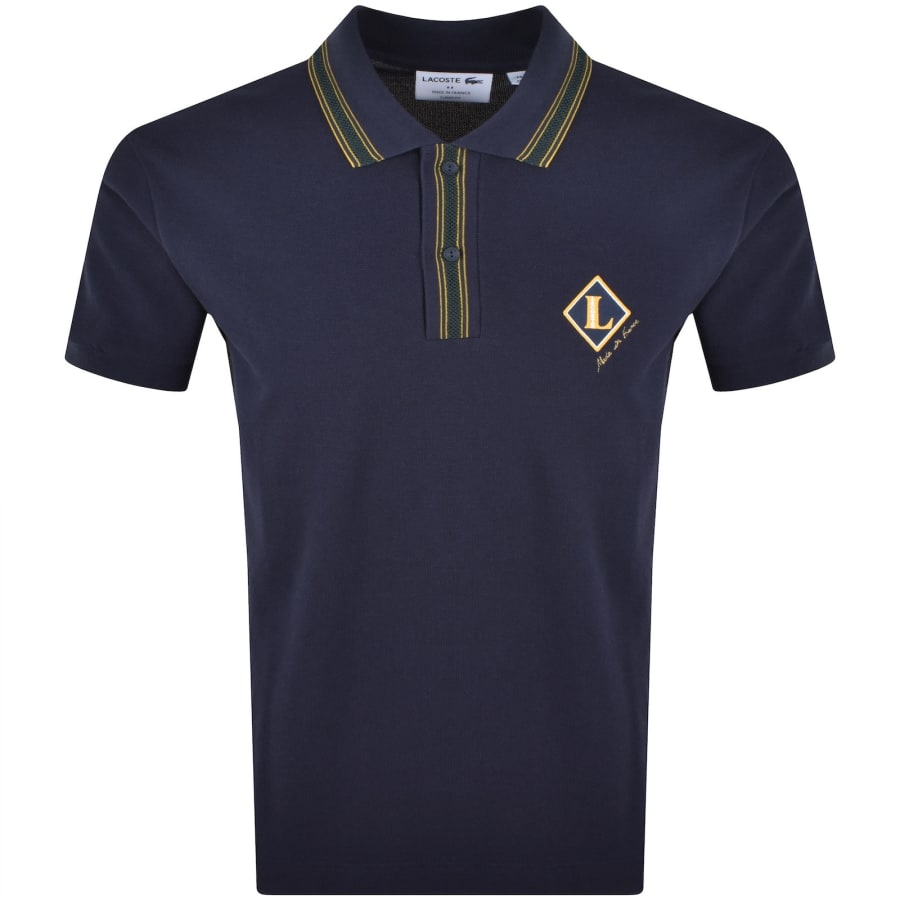 Image number 1 for Lacoste Classic Fit Polo T Shirt Navy