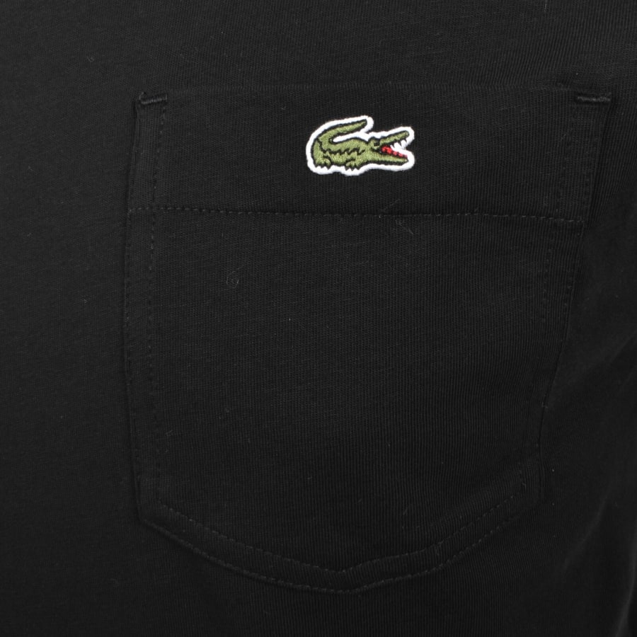Image number 3 for Lacoste Classic Fit T Shirt Black
