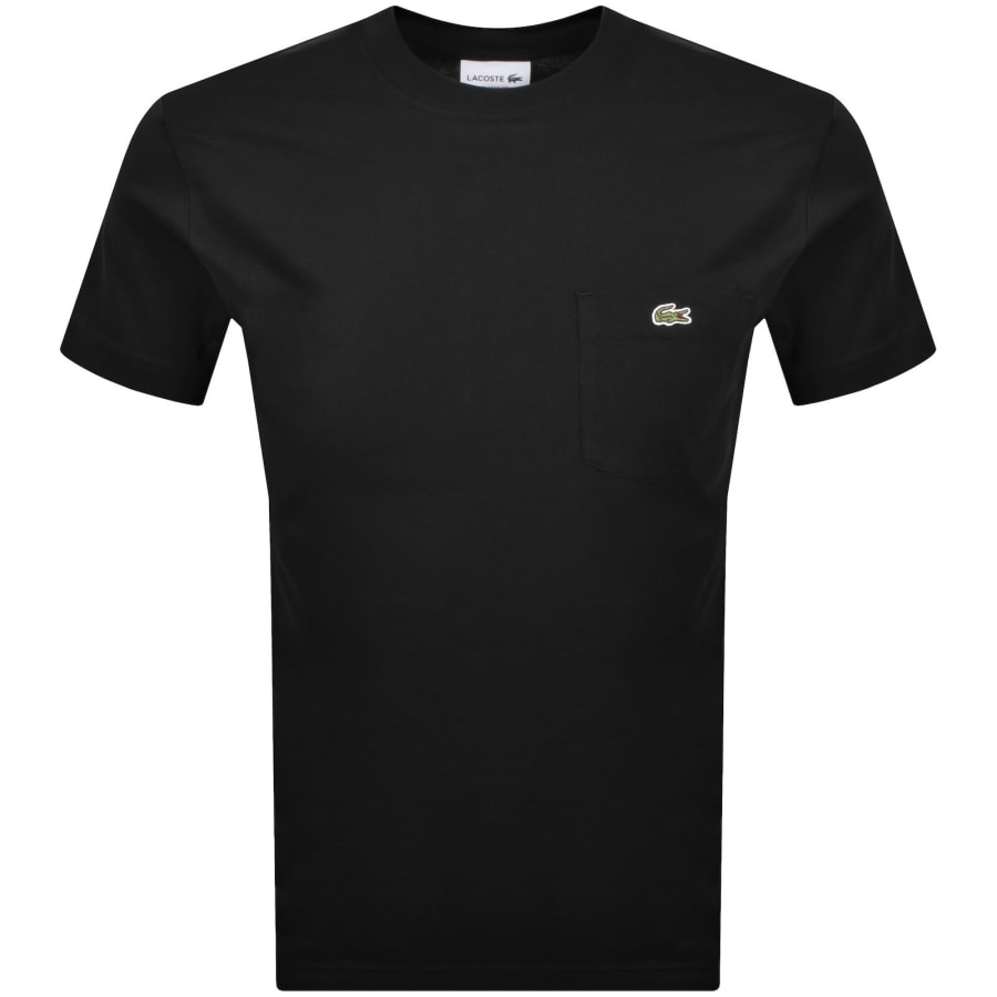 Image number 1 for Lacoste Classic Fit T Shirt Black