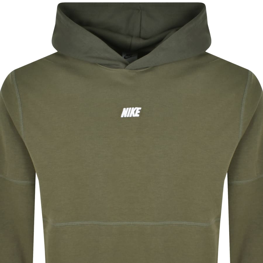 Image number 2 for Nike Hoodie Medium Olive Green