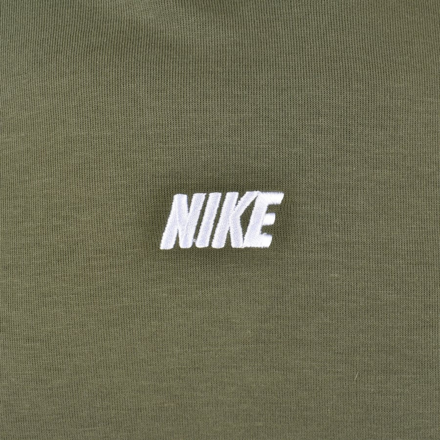 Image number 3 for Nike Hoodie Medium Olive Green