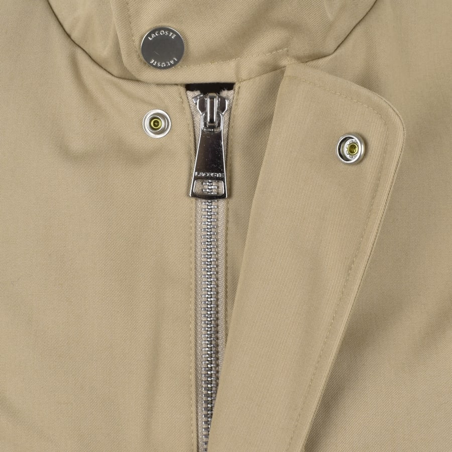 Image number 4 for Lacoste Logo Jacket Beige
