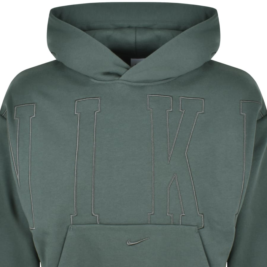 Image number 2 for Nike Loose Fit Hoodie Camo Green