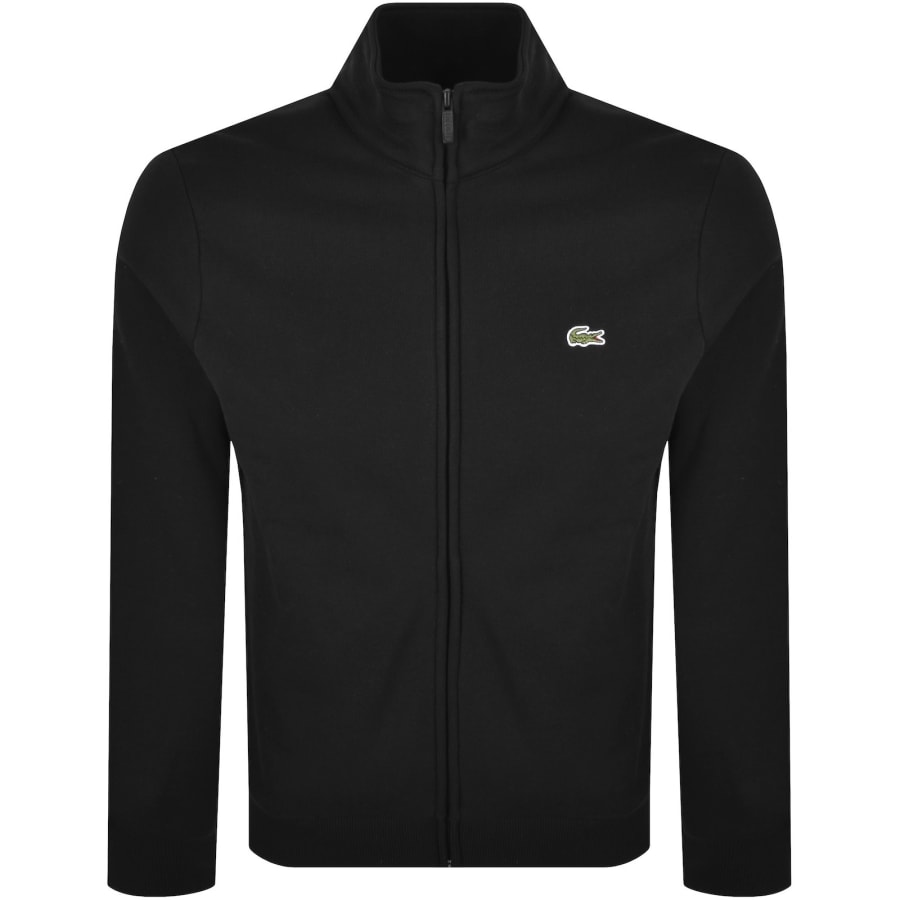 Image number 1 for Lacoste Zip Up Sweatshirt Black