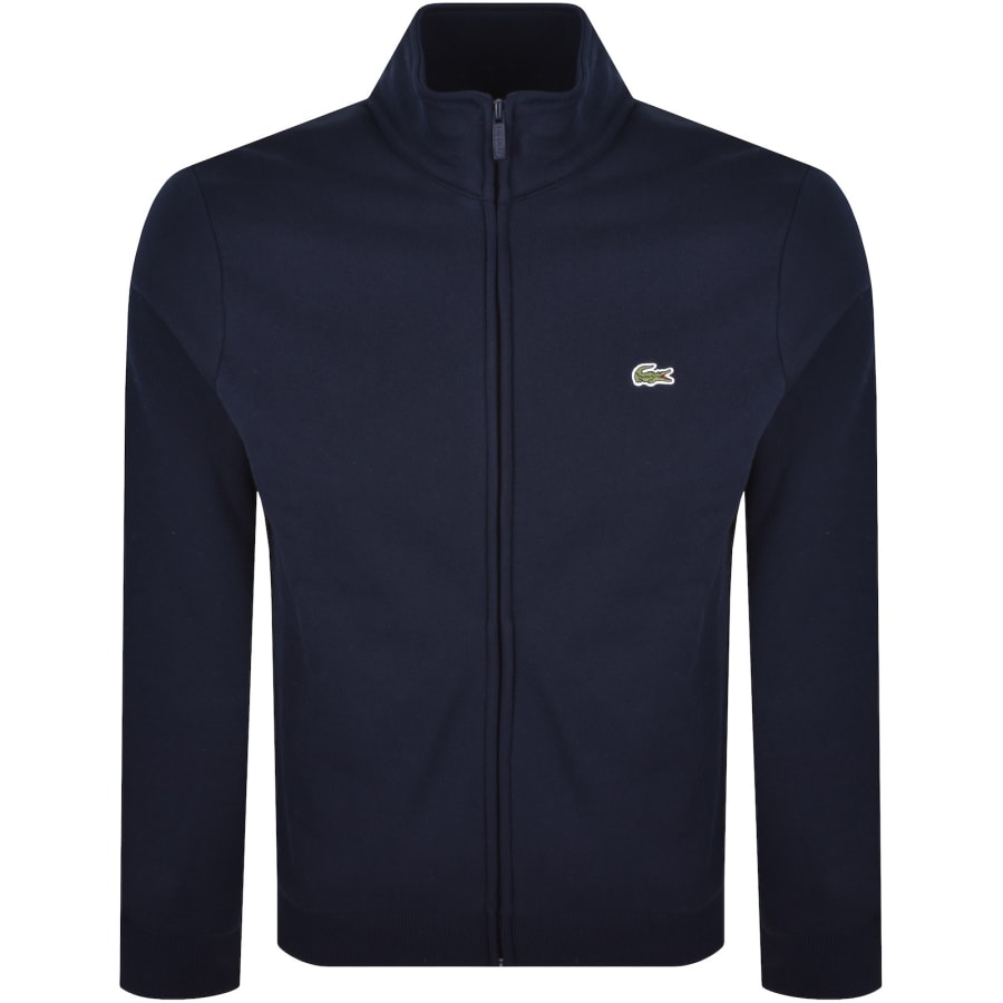 Image number 1 for Lacoste Zip Up Sweatshirt Navy