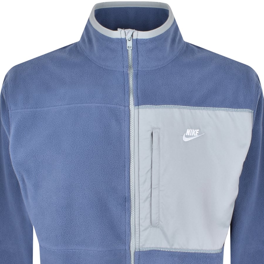 Image number 2 for Nike Fleece Jacket Diffused Blue